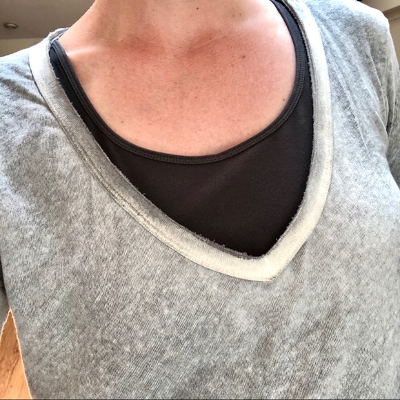 Free People We The Free Long Beach Grey Top XS - Picture 8 of 12